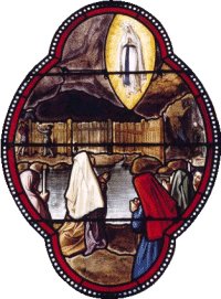 Apparition de notre dame de Lourdes
